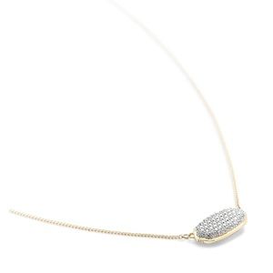 Kendra Scott Elisa Pendant Necklace in Pave Diamonds and 14k Yellow Gold